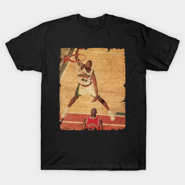 Reign Man - Shawn Kemp T-Shirt by Wendyshopart